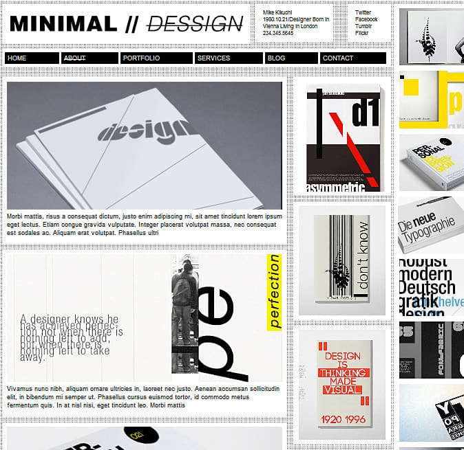Permanent Link to Minimal Dessign